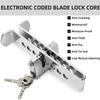 General Car Anti-Theft Brake Clutch Lock,Stainless Steel Car Security Protection Safety Portable Lock,Heavy Duty Car Brake Lock,Hidden Automobile Brake Throttle Pedal Lock with 3 Keys view 4