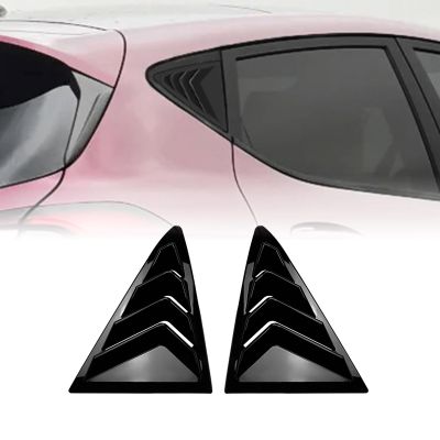 Car Rear Window Louver Shutter Trim Cover For Ford Fiesta MK8 2018-2024