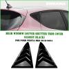 Car Rear Window Louver Shutter Trim Cover For Ford Fiesta MK8 2018-2024 view 2