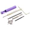 50pcs Stainless Steel Coiled Wire Thread Inserts Kit, Improve Connection Strength and Fatigue, Prevent Screw Loosening with Steel Helical Inserts, for Easy Maintenance and view 3