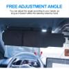 Edinstry Polarized Sun Visor for Car with Zipper Slider, Upgraded UV400 Car Sun Visor Extension with PC Lens and Side Sunshade, Anti-Glare Car Visor view 4