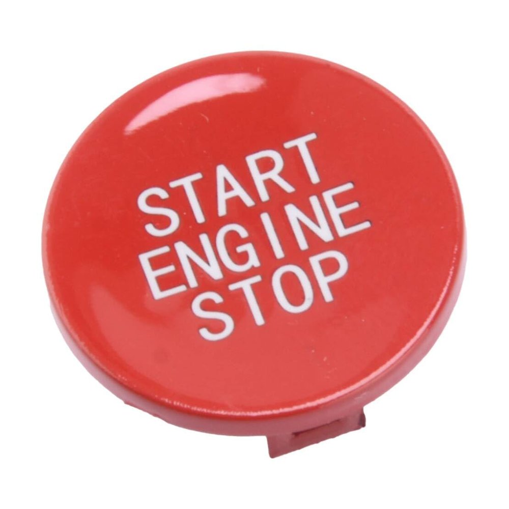 beler Red ABS Car Start Stop Engine Push Button Cover Trim Fit for BMW F40 F44 G20 Z4 G29 X5 G05 X6 G06 X7 G07