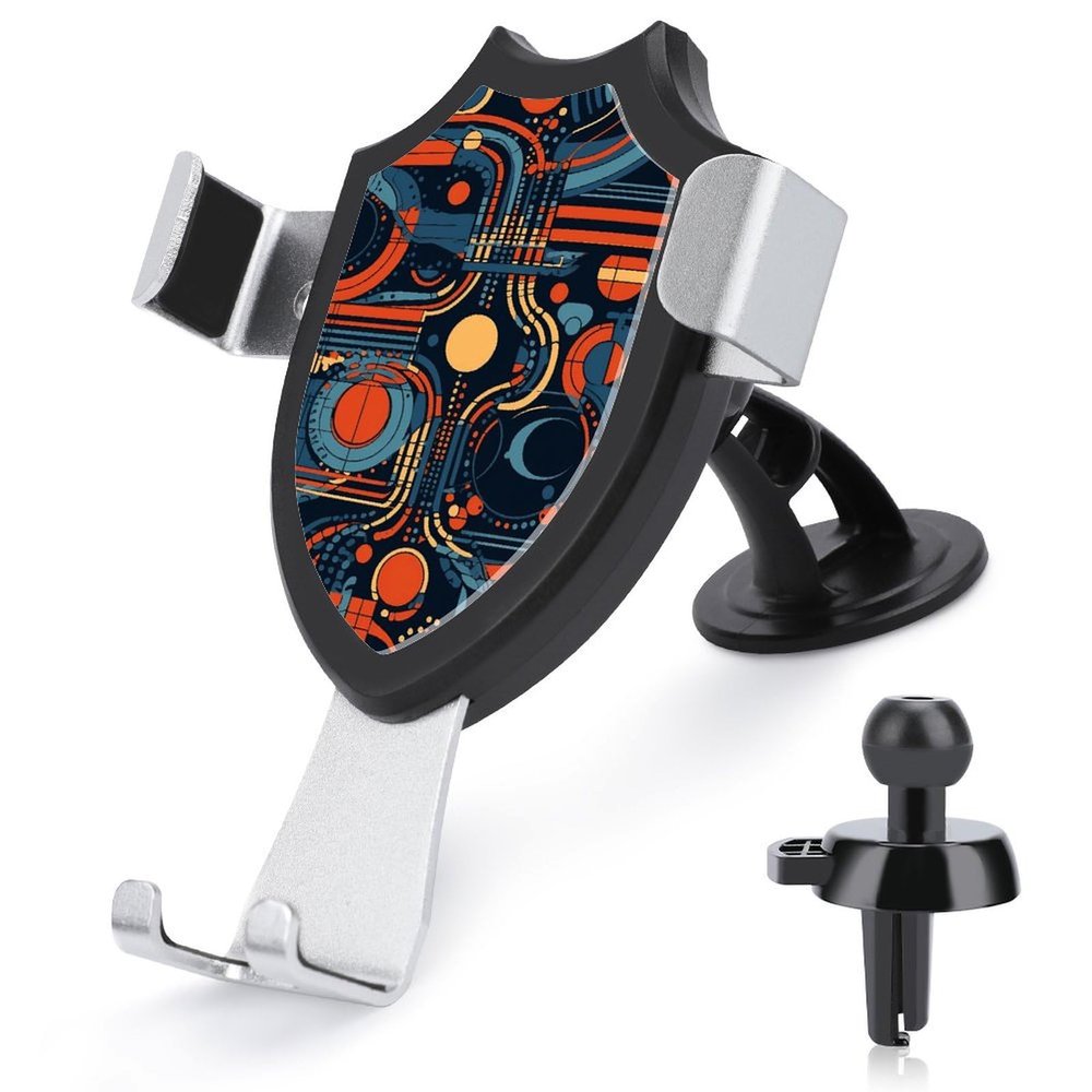 NTVOWPZO Magnetic Car Phone Holder Complex Patterns Phone Stand for Car Universal Cell Phone Car Mount Air Vent Cell Phone Auto Mount for All Smartphones Dashboard Windshield Phone Mount
