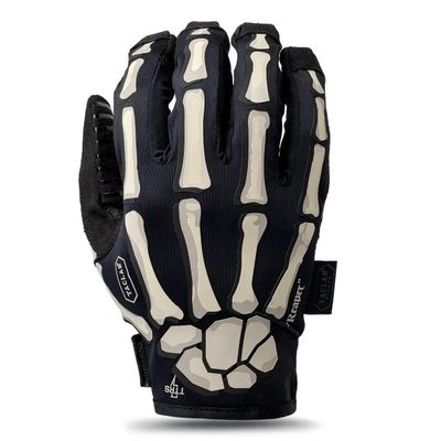 TACLAB Reaper Skeleton Gloves Touchscreen, Comfortable, Breathable (Black, Large)