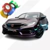 AD Chrome Delete Tape Stripe | Vinyl Film Car Wrap Custom Stripes | Gloss Roaring Thunder | 552-S | 23" x 25ft | Instawraps Heat Resistance Pro Wrapping Glove - Included view 1