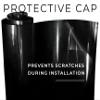 VViViD+ Ultra Gloss Black Metallic Diamond Crystal Vinyl Car Wrap (1.5ft x 5ft) view 2