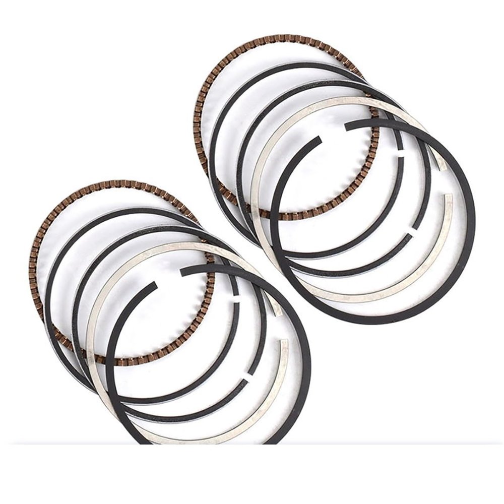AYDCMC 2pc Motorcycle Piston Rings 49mm 49.25mm 49.5mm 49.75mm 50mm Compatible with XV250 XV250U 66 88-90 XV 250 Engine Parts(STD)