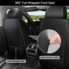 JIAMAOXIN Front Seat Covers for Mazda 6 2010-2021 Leather (Black & Red) view 2