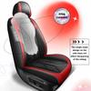 JIAMAOXIN Front Seat Covers for Mazda 6 2010-2021 Leather (Black & Red) view 3