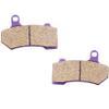 OCPTY Carbon Fiber Brake Pads Front FA409 Fits for Electra Glide 2008-2013 1 pair brake pads view 1