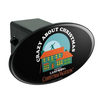 GRAPHICS & MORE Christmas Vacation Crazy About Christmas Oval Tow Hitch Cover Trailer Plug Insert 2"