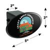 GRAPHICS & MORE Christmas Vacation Crazy About Christmas Oval Tow Hitch Cover Trailer Plug Insert 2" view 3
