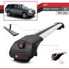 ipqi Compatible with Jeep Grand Cherokee 2 (WJ) 1999-2004 ACE-1 Car Roof Rack Cross Bar Grey Aluminium 2 Bars view 3