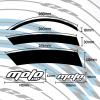 Autobahn88 Motorcycle 17" Rim Decal Kit, Compatible with Yamaha FZ09 MT-09 (2018-2021) (Style: GP01-Yellow) view 4