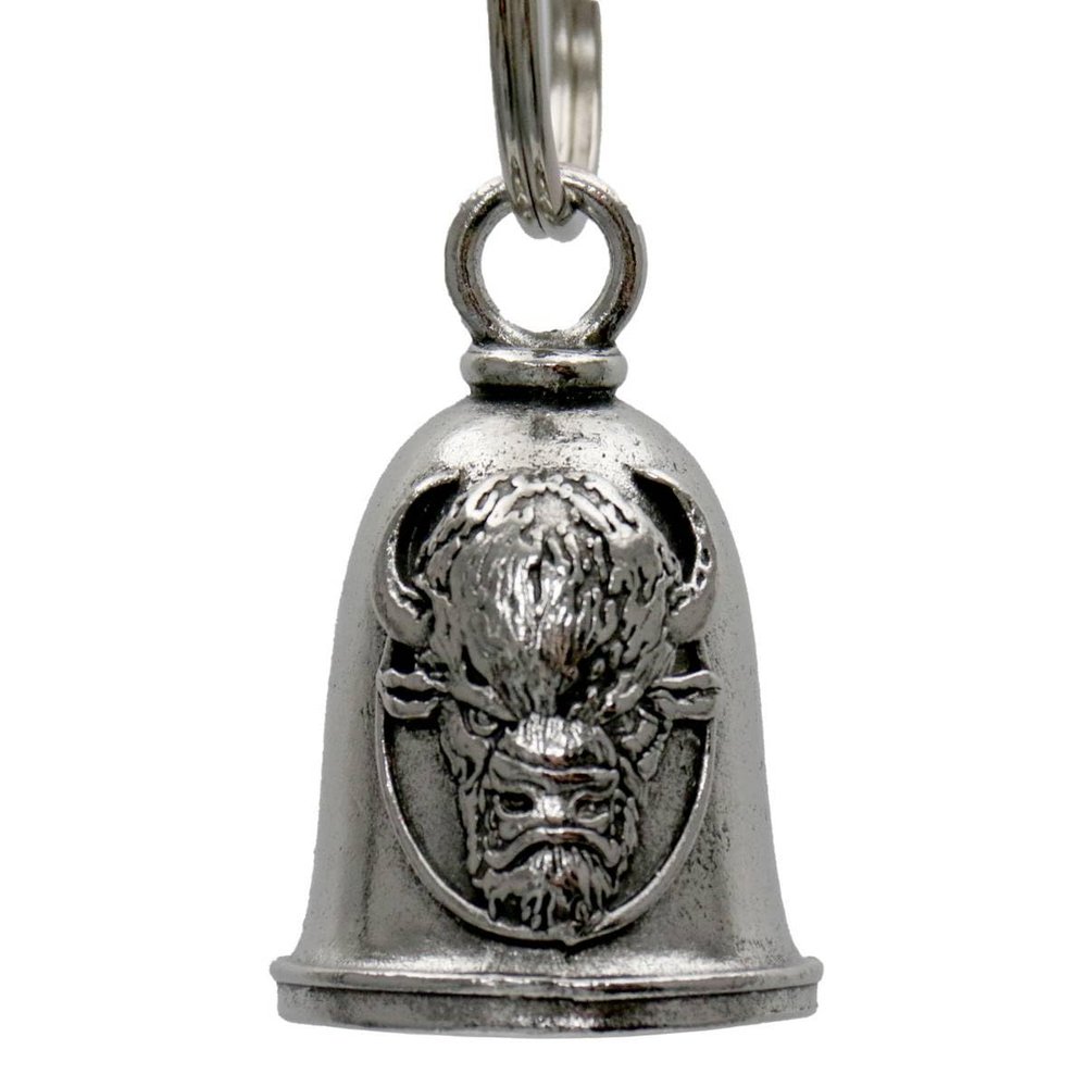 Milwaukee Leather Good Luck Bells for Motorcycles w/Key Ring-Key Chain Accessory for Bikers - One Size
