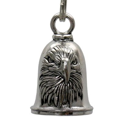 Milwaukee Leather Good Luck Bells for Motorcycles w/Key Ring-Key Chain Accessory for Bikers - One Size