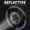 Autobahn88 Motorcycle 17" Reflective Rim Decal Kit, Compatible with Yamaha FZ07 MT-07 (2018-2021) (Style: L01B-Blue-Reflective) view 2