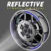 Autobahn88 Motorcycle 17" Reflective Rim Decal Kit, Compatible with Yamaha FZ07 MT-07 (2018-2021) (Style: L01B-Blue-Reflective) view 3
