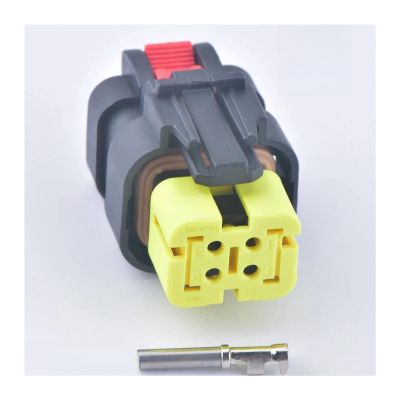 automotive wire connectors 4 Pin 1.5 Series Car Connector 776488-1 776487-1 776487-2 776487-3 776487-4 Harness Socket Fit Compatible Truck Excavator Car maintenance(D)