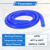 VekAuto 1 Pcs Silicone Vacuum Tubing Hose 5Ft 3/8" 10mm ID 2mm Thickness Automotive Vacuum Line High Temperature Blue 130PSI Max Pressure view 4