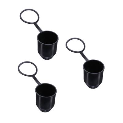 BUGUUYO Towing Hitch Covers Set 3 Pcs Hitch Ball Cap Head Protective Cover Retaining Ring