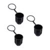 BUGUUYO Towing Hitch Covers Set 3 Pcs Hitch Ball Cap Head Protective Cover Retaining Ring view 1