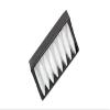 47135047 Heavy Duty Cab Air Filter 6" x 3" x 1.5" For Case IH Tractor Model MX210 view 3