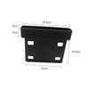 OUNONA Multi-Function Car Storage Organizer Box Convenient Slot Design for Bottles Phones and More Easy Installation Seat Gap Cars and Suvs Black view 2