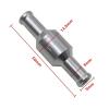POWTAXBJGD 8/10mm Aluminium Alloy Way Check Valve Fuel Non Check Valve Petrol Diesel for Car Automobile Oil Water Pumps(8mm) view 3