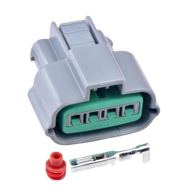 4 Pin Female Automotive Generator Connector Ignition Coil Socket PU465-04127(Female with Pin)