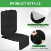 Aurelema 4 Pack Non-slip Car Seat Protector and Backseat Organizer Kick Mat with Tablet Holder, Large Waterproof Car Seat Protector with Storage Pockets for Leather and Fabric view 3
