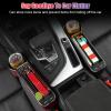 WODHMIEY 2PCS LED Car Seat Gaps Filler Organizer,Front Seat Gaps Filler, Car Seat Organizer with Ambient Light, USB Charger for Multifunction Storage Box for Holding Phone, Sunglasses view 3