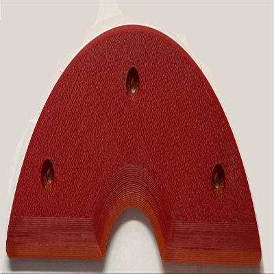 Century Tail Bone Style Skateboard Skid Plate, 6.0 inch (Red)