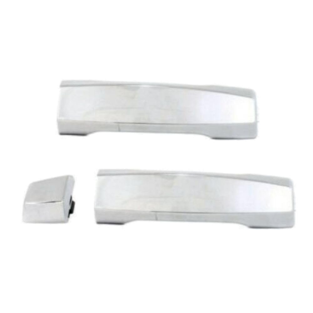 MAPHRWZ Car Door Handle Exterior Rear Left Right 2pcs Chrome with Cap for for Titan LE/SE/XE 2004-2010 & PRO-4X 2008-2015 & S/SL/SV 2011-2015 & Base 2012 2014-2015 16584686