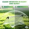 Panglong Precedent Golf Cart Windshield, Club Car Windshield with all Windshield Clips, Fold Down Windshield Anti-UV Impact Resistant Fit 2004-Up Club Car Precedent, Tempo, Onward, 37.59"W X 33.97"H view 4