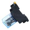 BHOLSA 5sets LY2NJ 220V 10A Coil Power Relay DPDT HH62P HHC68A-2Z with Socket Base(AC 110V) view 4