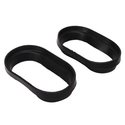 Aramox Air Intake Tube Duct Rubber Boot 2 Pcs Inlet Pipe Replacement for GSXR 600 750 1000