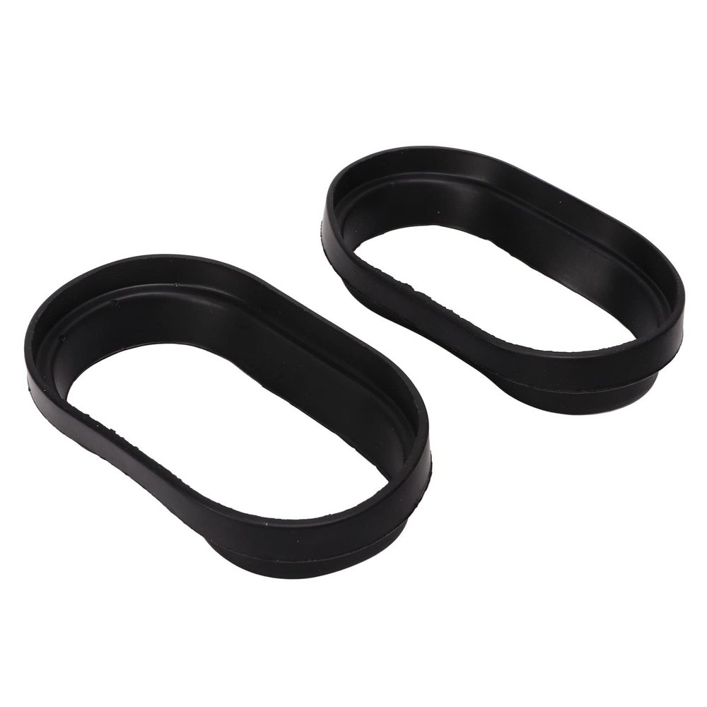 Aramox Air Intake Tube Duct Rubber Boot 2 Pcs Inlet Pipe Replacement for GSXR 600 750 1000