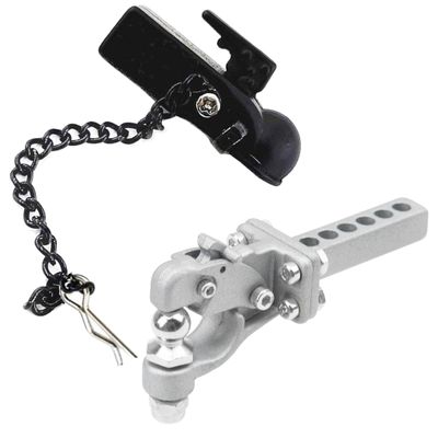 Metal Hitch Trailer Hook Ball Buckle Simulation Link Component & Metal Hitch Trailer Hook Simulation Climbing Tow Shackles