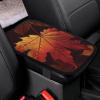 JTREHY Car Center Console Pads, Fall Autumn Leaves Printed Waterproof Car Armrest Seat Box Cover Universal Car Interior Protection Accessories for SUV, Truck, Car view 3