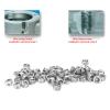 Baxnore 50PCS 6 32 Wire Thread Insert, High Strength SUS304 Thread Socket Screw, Bushing Thread Sheath Screw, Hole Repair Wire Brace for Automobile Maintenance (1D) view 4