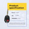 Replacement Keyless Remote Head Key Fob Compatible with Tacoma 2017 FCC HYQ12BDP Part Number 89070-0R130 890700R130 view 3