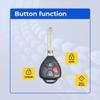 KEYS4LESS Replacement Keyless Remote Head Key Fob Compatible with Yaris 2007 FCC MOZB41TG Part Number 89070-52850 8907052850 view 2