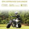 Oryxearth Mini Dirt Pit Bike BRM100, 105CC 4-Stroke Gas Powered 3.5HP for Off Road & Trail Bike, Up to 28 Mph, Automatic Transmission and Pull to Start, Weight Support Up to 185LBS for Teens/Adults view 3
