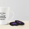 My Hero is Now My Angel Hodgkin Lymphoma Cancer Awareness Car Cup Coasters Non-Slip Neoprene Car Holders Pads Protective Liners for Auto Interiors Suitable for All Vehicle Universal Set of 2 Pcs view 3