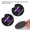 My Hero is Now My Angel Hodgkin Lymphoma Cancer Awareness Car Cup Coasters Non-Slip Neoprene Car Holders Pads Protective Liners for Auto Interiors Suitable for All Vehicle Universal Set of 2 Pcs view 4