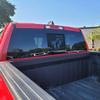 for Dodge Ram 2009-2024 2025 2026 Rear Middle Window Bigfoot American Flag Decal for Truck, Matte Black Flag Decal for Truck, Truck Accessories view 2