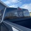 for Dodge Ram 2009-2024 2025 2026 Rear Middle Window Bigfoot American Flag Decal for Truck, Matte Black Flag Decal for Truck, Truck Accessories view 4