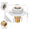 RV Water Fill Inlet, RV City Water Inlet with Check Valve for Trailer Marine view 4