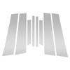 Motoforti Door Pillar Window Trim Anti Scratch Sticker Pillar Posts Door Outer Exterior Cover for BMW X4 2014-2018 Silver Tone 8 Pcs view 1